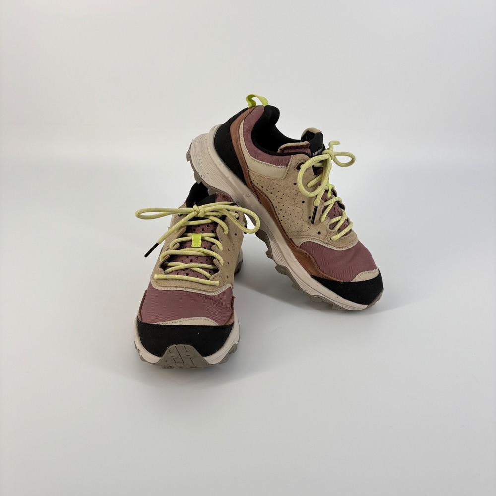 Merrell Bravada 2 Hiking Shoes Womens 10 Burgundy Tan J037302 Vibram Sole